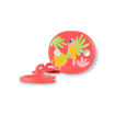 Picture of SUAVINEX ROUND SOOTHER CLIP FUCHSIA W/PARROT  +0